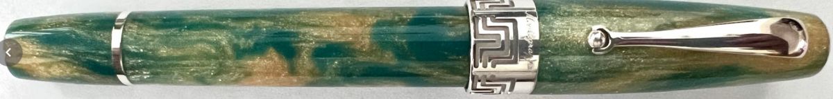 Montegrappa 1930 Extra Diamond Cast Goldgreen Collection Fountain Pen